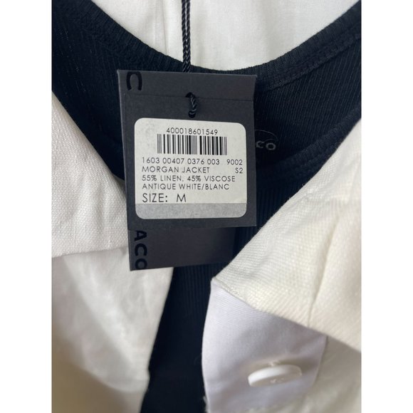 NWT Club Monaco White Morgan Jacket Size Medium - Picture 4 of 11
